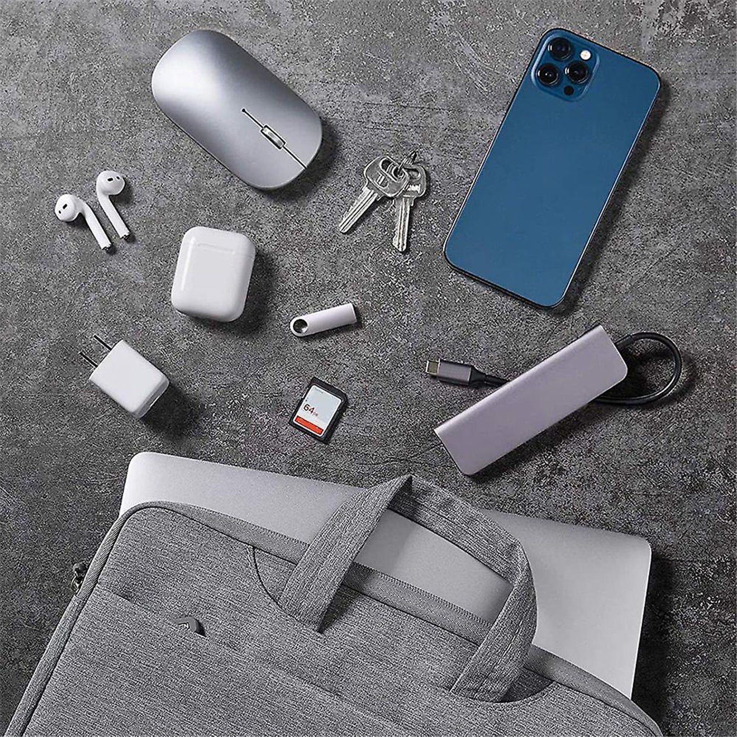 UGREEN 30325 Laptop Carry Bag for 15"-15.9" Laptops - Grey