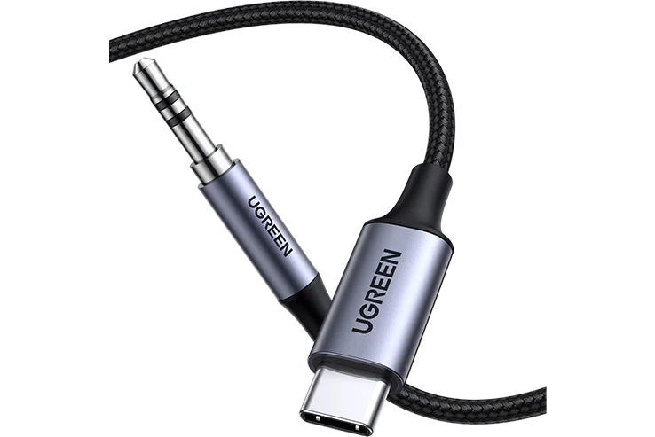 UG-20192 UGREEN USB C to Aux Audio Cable, HiFi Type C to Aux Headphone Mini Jack Cable for Car Compatible with Laptop, iPhone 15 Pro Max 15 Pro 15 Plus, Galaxy S23 Ultra iPad Pro Air Pixel 7, 3.3FT