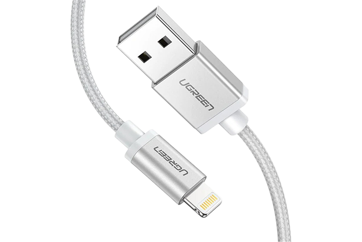 UGREEN UG-60161 USB 2.0 - MFi Certified Lightning to USB-A Cable - 1m - Silver