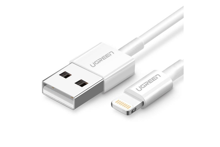 UGREEN UG-20728 USB 2.0 Lightning to USB-A Cable - 1m - White
