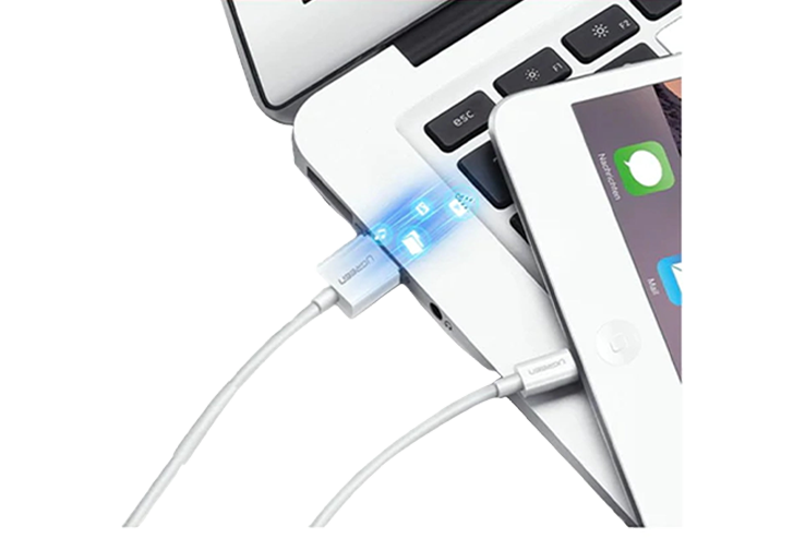 UGREEN UG-20728 USB 2.0 Lightning to USB-A Cable - 1m - White