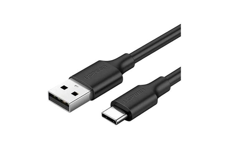 UGREEN UG-60118 USB 2.0 USB-A to USB-C Cable - 2m - Black Nickel Plating