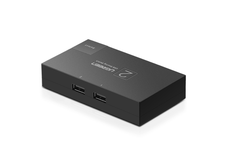 UG-30345 UGREEN USB Switch Selector, KM Switcher Box 2 in 1 Out USB 2.0 Sharing Switch Hub