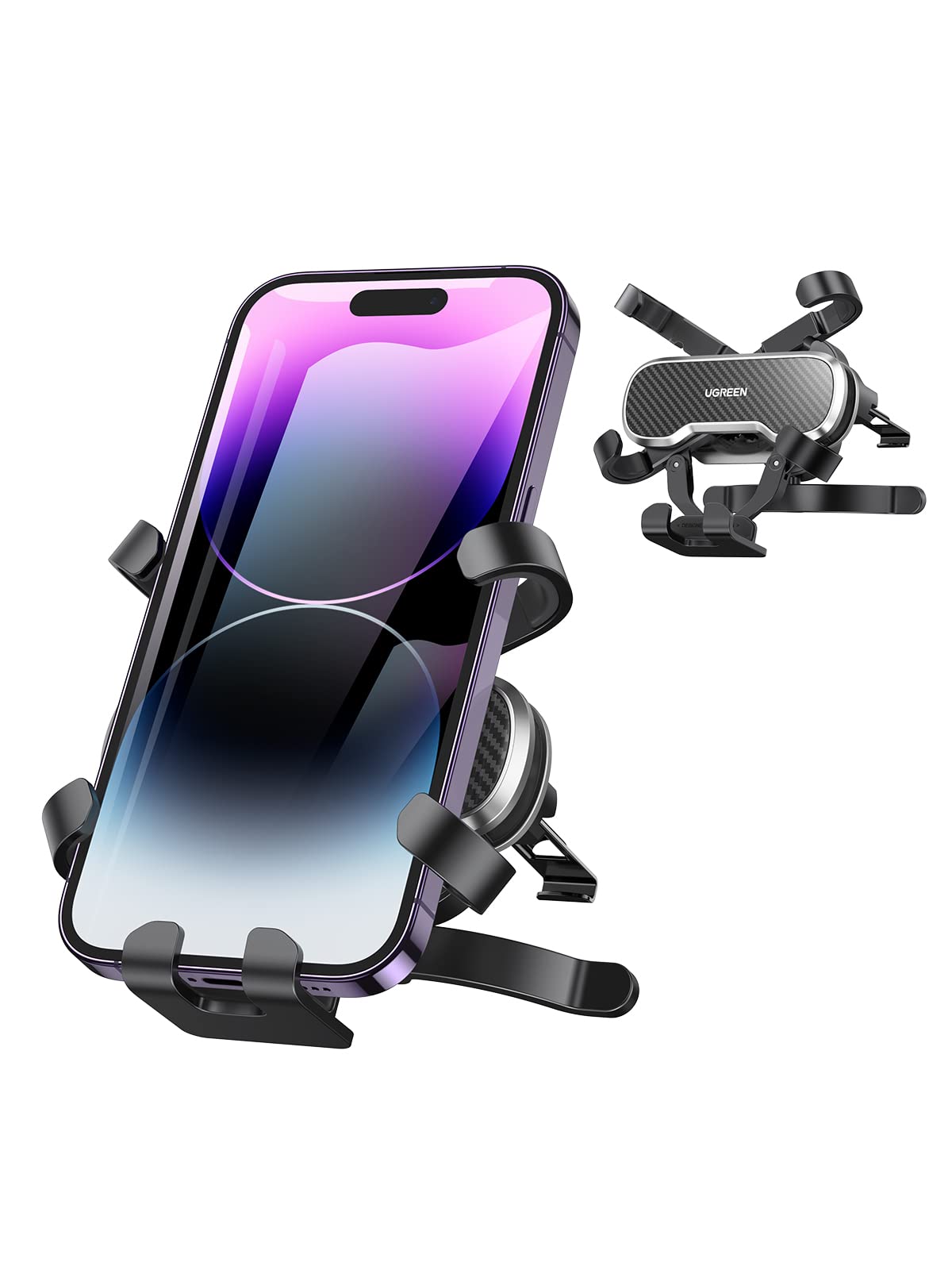 UGREEN 80871 Car Phone Mount Retractable Air Vent Gravity Cell