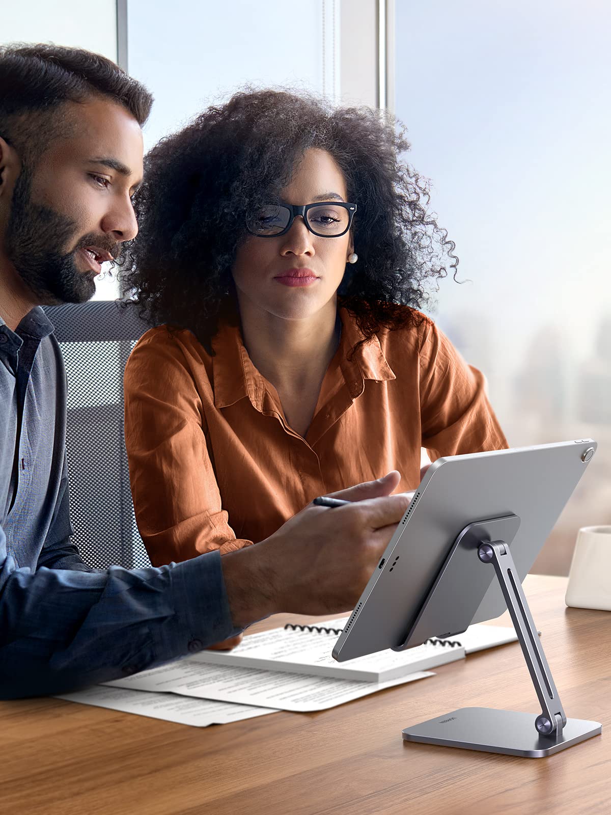 Ugreen 40393 Tablet Stand Holder for Desk Grey/Silver