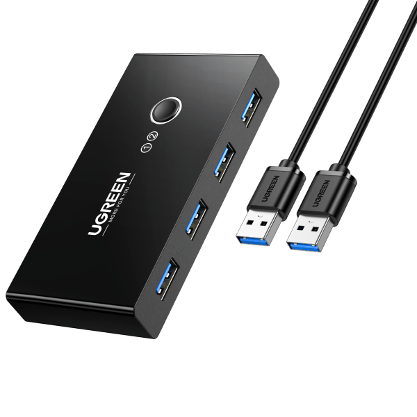 UGREEN 30768 2 In 4 Out USB 3.0 Sharing Switch Box