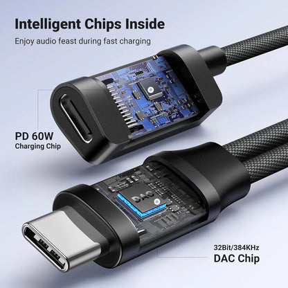 UGREEN USB-C to 3.5mm Audio Adapter with Power Delivery
