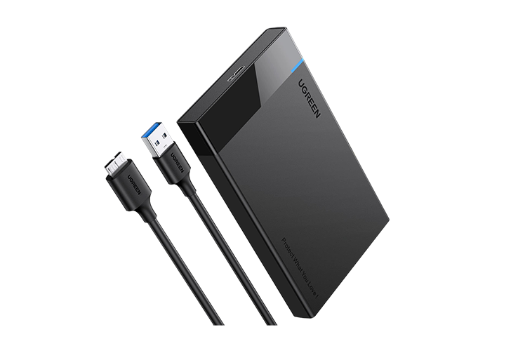 UGREEN 30848 Hard Drive Enclosure, 2.5 Inch Hard Disk Case HDD SSD Reader