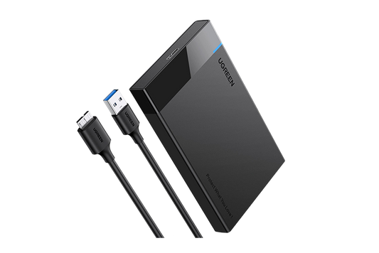 UGREEN 30848 Hard Drive Enclosure, 2.5 Inch Hard Disk Case HDD SSD Reader