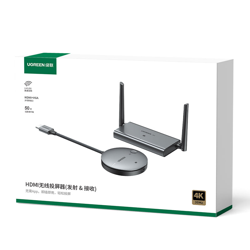 UGREEN HDMI Wireless Transmitter and Receiver 4K 30Hz