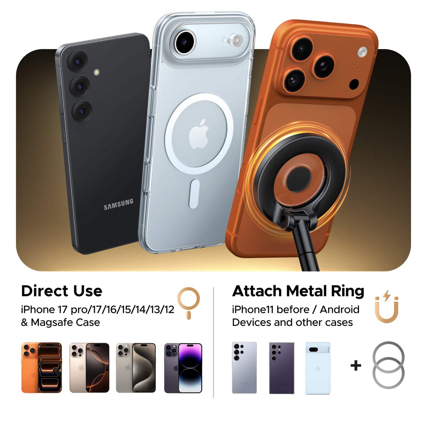 UGREEN Suction Cup Magnetic Phone Mount