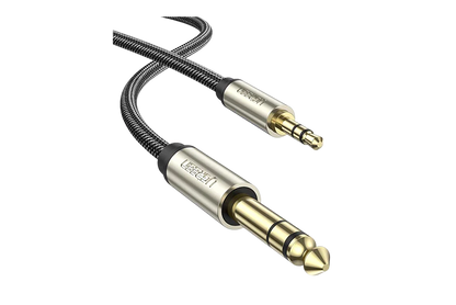 UGREEN 10628 3.5 to 6.35 TRS Stereo Audio Cable 2m (Gray)