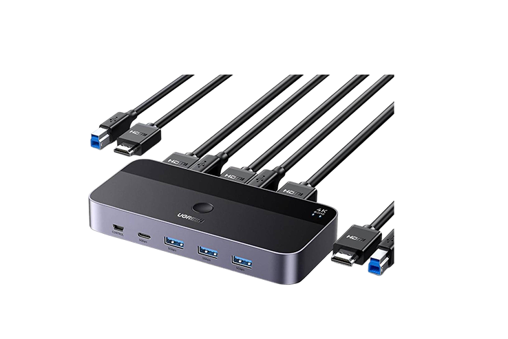 UGREEN USB 3.0 HDMI KVM Switch 4K@60Hz product photo