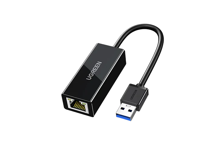 UGREEN 20256 Ethernet Adapter USB 3.0 Gigabit Network Adaptor 10 100 1000 Mbps USB to Rj45 Cable Connector Wired Internet LAN Converter Compatible with Switch OLED MacBook Windows macOS Linux Chrome OS