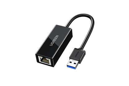 UGREEN 20256 Ethernet Adapter USB 3.0 Gigabit Network Adaptor 10 100 1000 Mbps USB to Rj45 Cable Connector Wired Internet LAN Converter Compatible with Switch OLED MacBook Windows macOS Linux Chrome OS