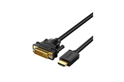 Ugreen 30116 HDMI Male To DVI(24+1) Round cable 1M
