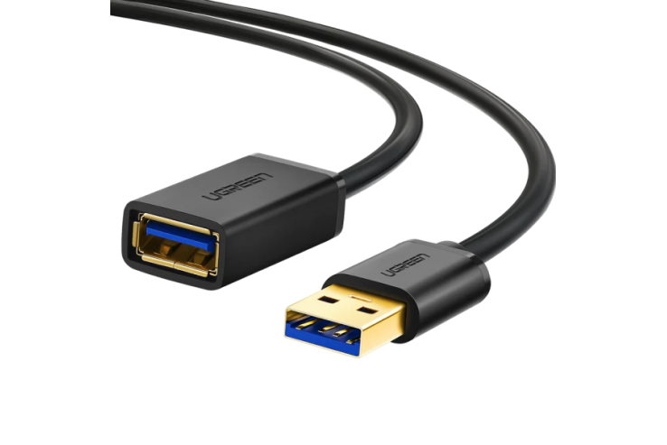 UGREEN 30127 USB Extension Cable USB 3.0 Extender Type A Male to Female Cord High Speed Data Transfer Lead Compatible with Webcam, Gamepad, USB Keyboard, Mouse, Flash Drive, Hard Drive, Oculus VR, Xbox (3M)