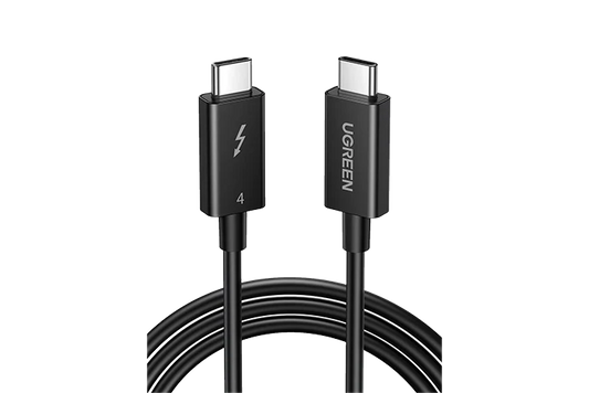 UGREEN 30389 Thunderbolt 4 Cable 2.6FT USB-C to USB-C Cable 100W Fast Charging 8K Video Black