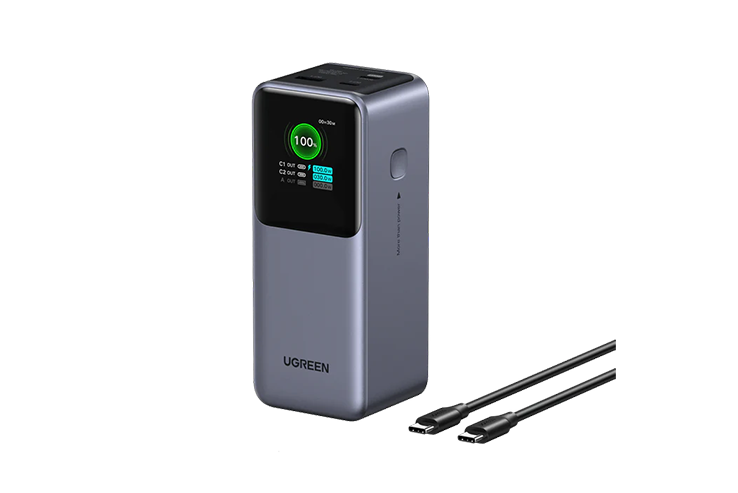 UGREEN 35524B Nexode 20000mAh 130W 3-Port Power Bank USB-C Laptop Charger
