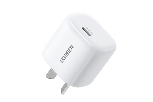 UGREEN 40394 Mini 20W USB C Charger AU Plug, PD Fast Charger Block Type C Power Adapter for iPhone 16 Pro Max/16 Plus/15 Pro Max/14/13/12/11, Galaxy S24 Ultra/S23, Pixel 9/8/7, iPad Mini/Pro, Airpods Pro 2