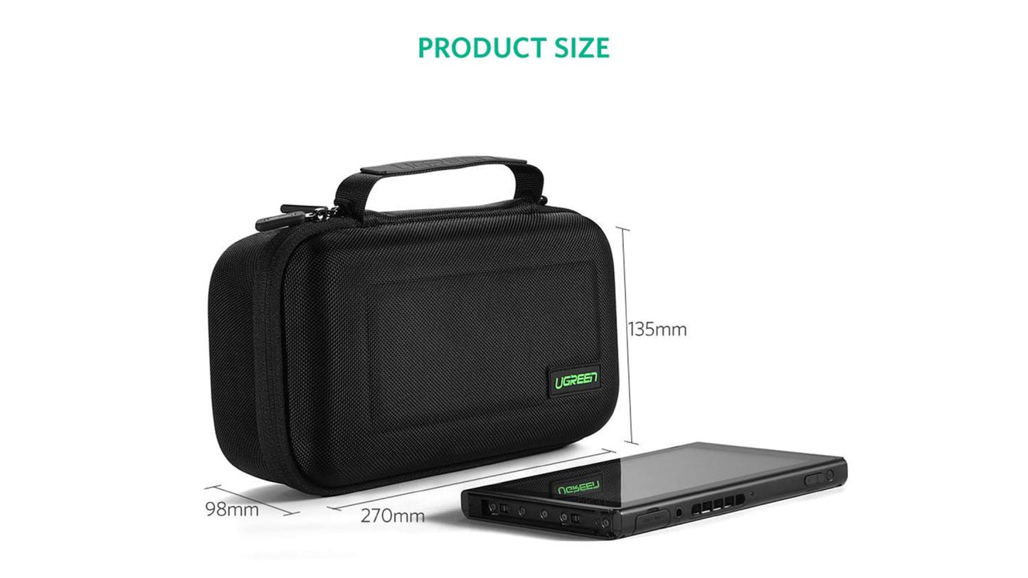UG-50275 UGREEN Hardshell Storage Case for Nintendo Switch - Black