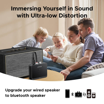 UGREEN Bluetooth 6.0 Audio Receiver LDAC Hi-Res Stereo Adapter | Dual Connection, 3.5mm and RCA Outputs, 15H Battery Life, Fireproof Shell, For Speaker, Amplifier, Car Stereo