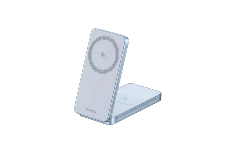 UGREEN MagFlow 2-in-1 Magnetic Wireless Charger 25W
