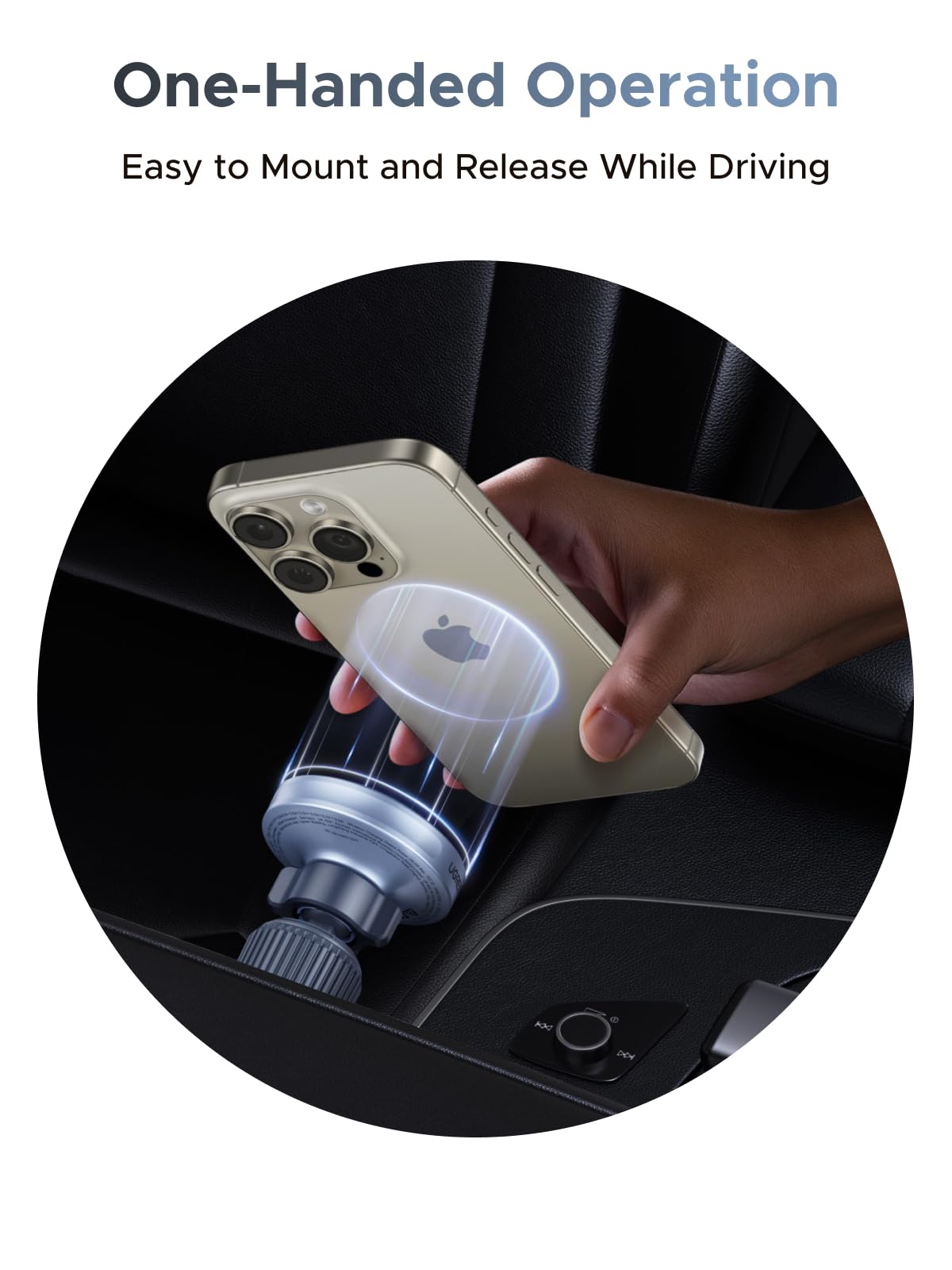UGREEN MagFlow 25W Magnetic Wireless Car Charger