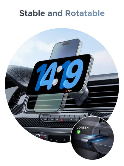 UGREEN MagFlow 25W Magnetic Wireless Car Charger