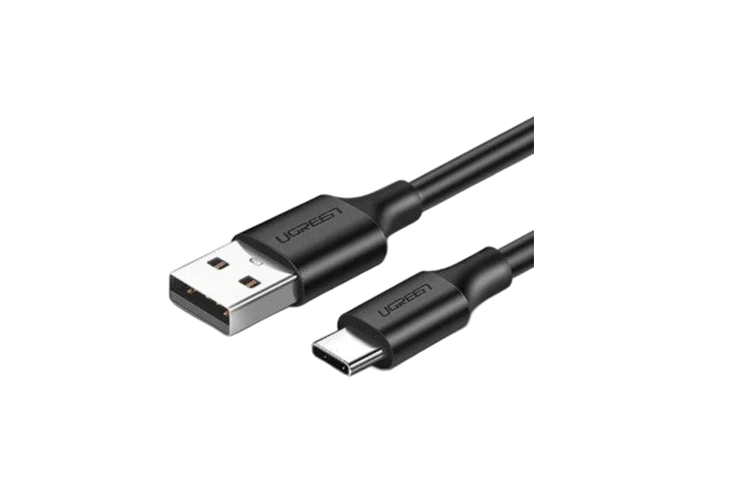 UGREEN USB-A 2.0 TO USB-C CABLE NICKEL PLATING 1M (BLACK)