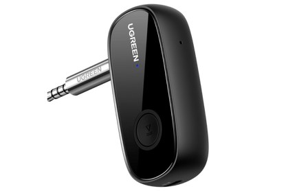 UGREEN 70304  Bluetooth 5.0 Receiver Car Adapter Wireless Audio Adapter 3.5mm Aux APTX Low Latency Compatible with TV Car Home Stereo Speakers