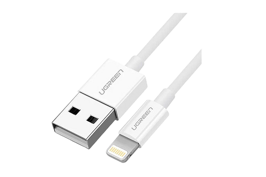 UGREEN US155 USB 2.0 Lightning to USB-A Cable - 50cm - White