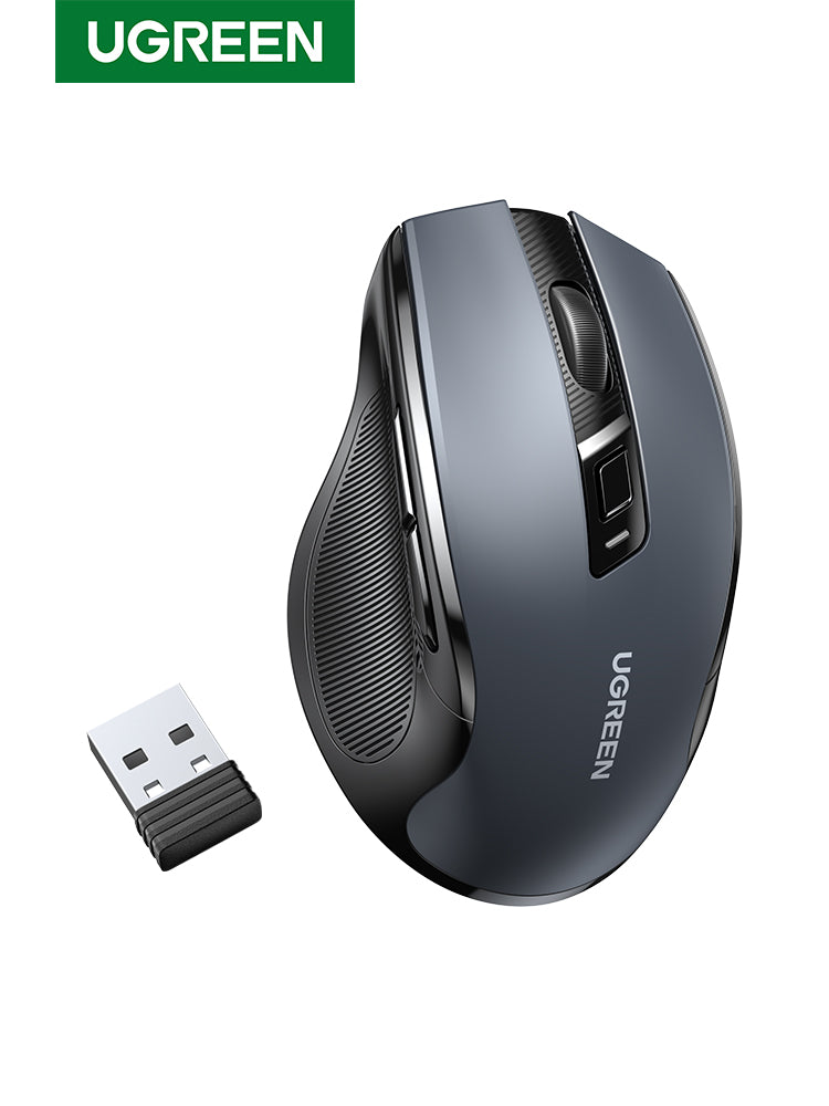 UGREEN Ergonomic Wireless Mouse 2.4G 4000DPI Silence Design