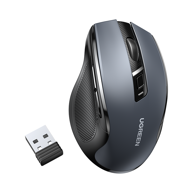 UGREEN Ergonomic Wireless Mouse 2.4G 4000DPI Silence Design