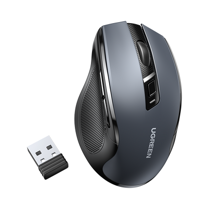 UGREEN Ergonomic Wireless Mouse 2.4G 4000DPI Silence Design