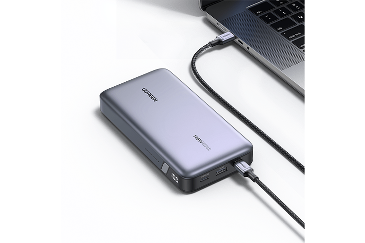 Ugreen 90597A 100W | 25000mAh Power Bank for Laptop-3 Ports Power Bank