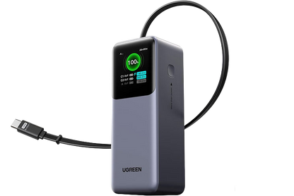 UGREEN 165W Power Bank with Retractable Cable