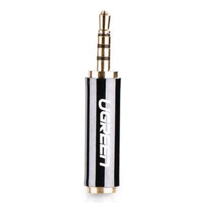 UGREEN 2.5mm Male to 3.5mm Female Stereo Mic Audio Earphone Jack Adapter Converter