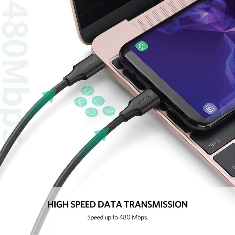 UGREEN 50997 3A - USB 2.0 USB-C Cable - 1m - Black