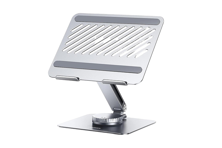 UGREEN 90849 Laptop Stand for Desk Adjustable 360 Rotating Base Compatible with MacBook Pro Air Stand, Lenovo Ideapad 3, Dell Chromebook, HP Notebook up to 17.3 Inch