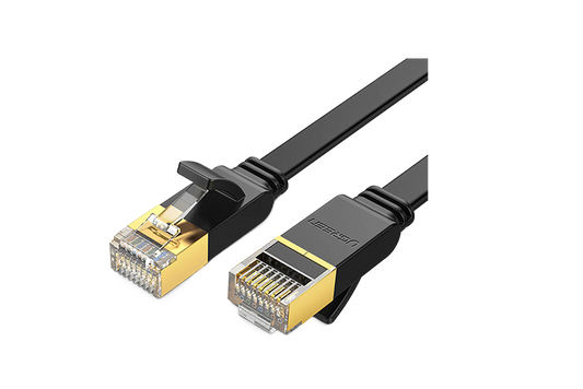 UGREEN Cat 7 10Gbps Flat Snag-less Network Lan Cable - Black - 15M - UG-11266