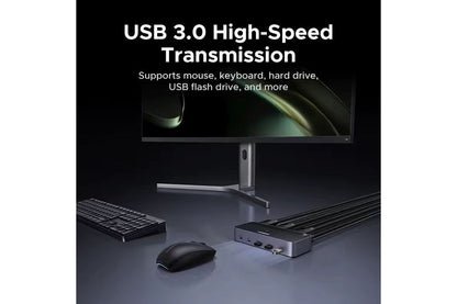 UGREEN DisplayPort Dual Monitor KVM Switch 2 In 2 Out ， UG-55851