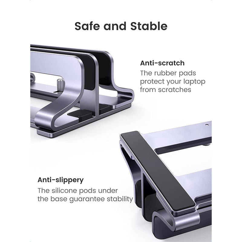 UGREEN 60643 Vertical Dual Slot Laptop Stand for Desk