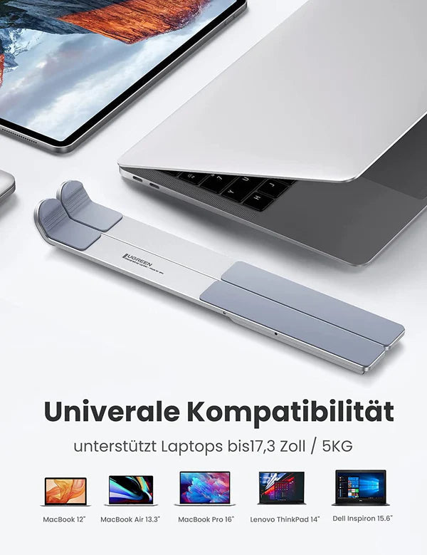 UGREEN 40289 Foldable Laptop Stand (Silver)