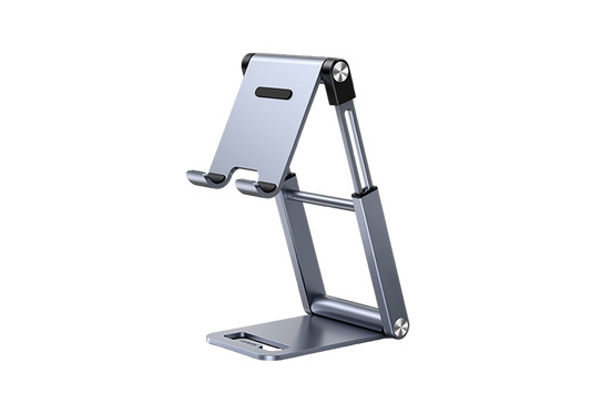 UGREEN 50324 Phone Stand for Desk Cell Phone Stand Holder Adjustable Height Phone Holder Foldable Portable Compatible with iPhone 13 Pro Max 12 11 XS XS XR iPhone SE Galaxy S22 Ultra 4 to 7.9 Inch