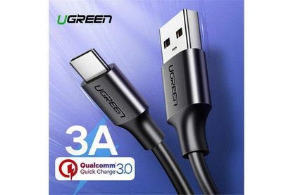 UGREEN UG-60118 USB 2.0 USB-A to USB-C Cable - 2m - Black Nickel Plating