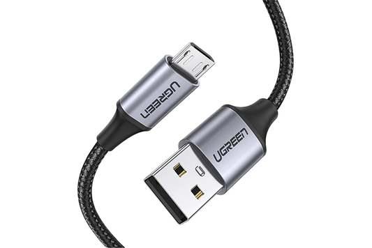 UGREEN UG-60148 USB 2.0 USB-A to Micro USB Cable - 2m - Black