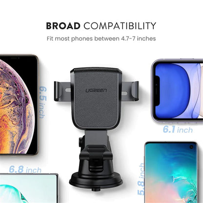 UGREEN UG-60990 Gravity Phone Holder with Suction Cup - Black