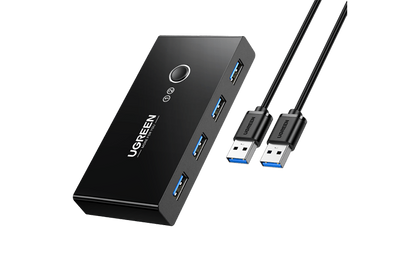 UGREEN 30768 2 In 4 Out USB 3.0 Sharing Switch Box