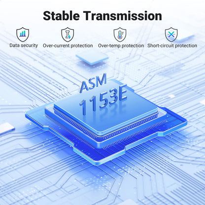 UGREEN 70610 SATA to USB Adapter, USB C SATA USB 3.1 Gen 1 Cable to 2.5 inch SATA III HDD SSD Hard Drive, Type-C (7+15) Pin SATA III Converter 5Gbps High Speed Transfer, Support UASP, Driver-Free, 1.5FT